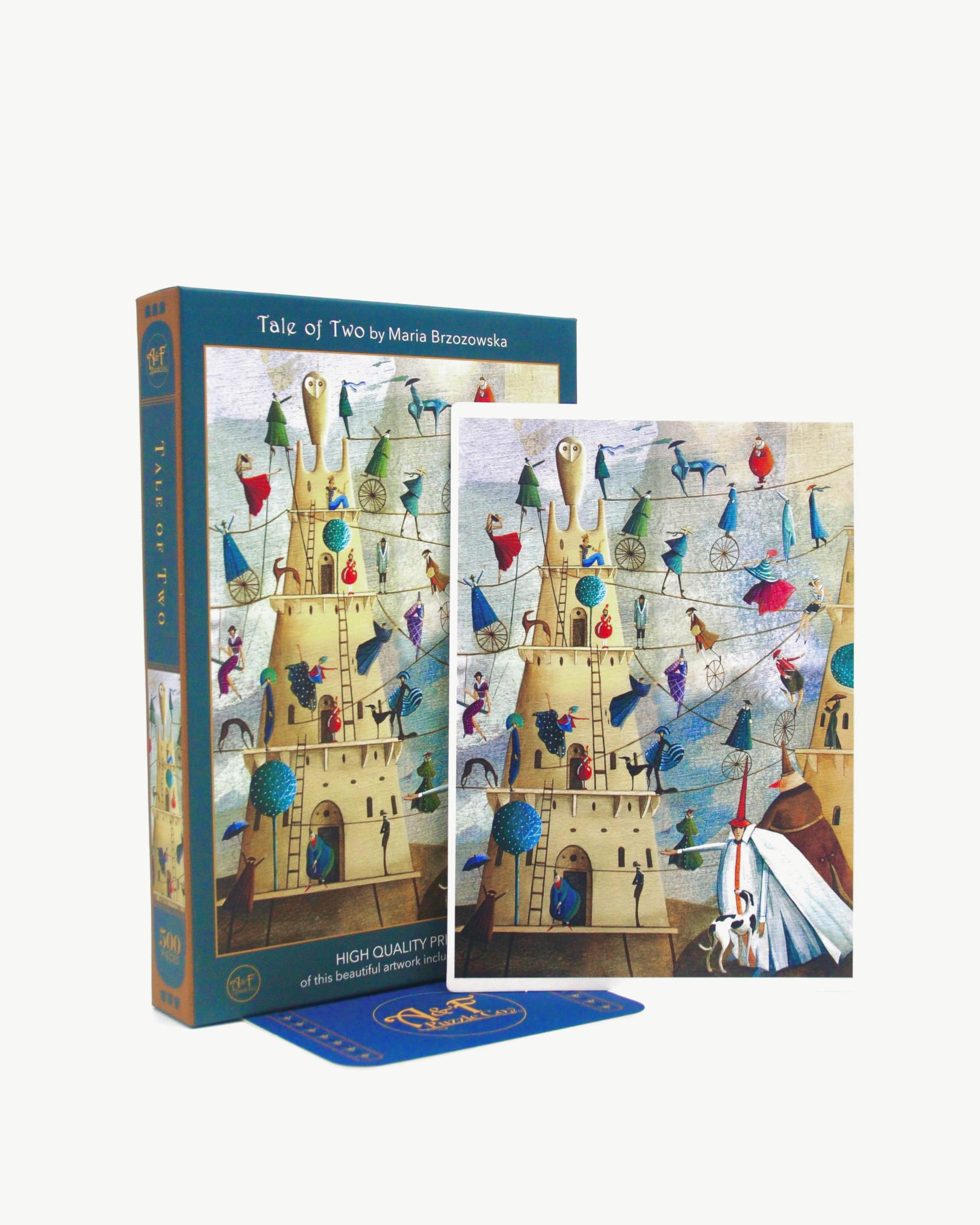 Amazon.com: Art & Fable Tale of Two by Maria Brzozowska 500 Piece